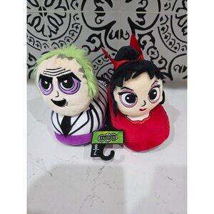 NWT Ground Up Beetle Juice Lydia Deetz Plush Character Slippers Size 7/8